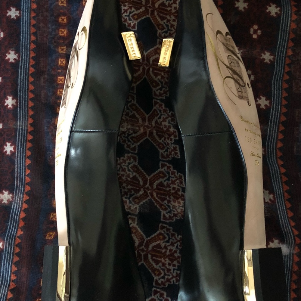 Ted Baker Black Viylette Flats - Picture 5 of 7